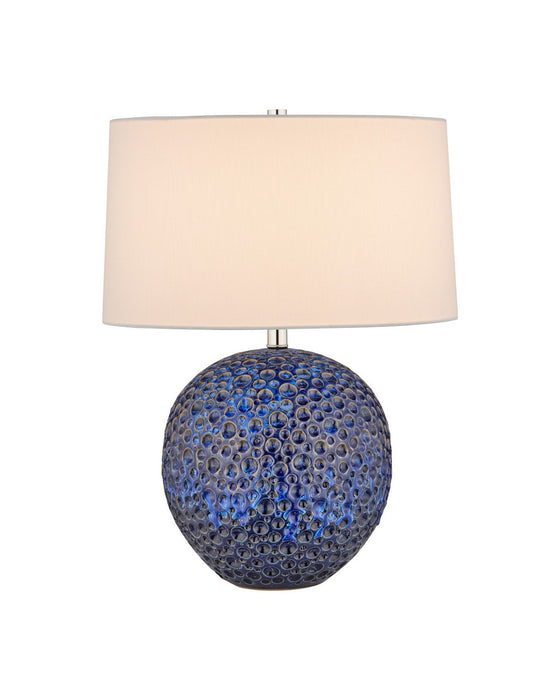Currey and Company - 6000-1077 - One Light Table Lamp - Mantilla - Blue