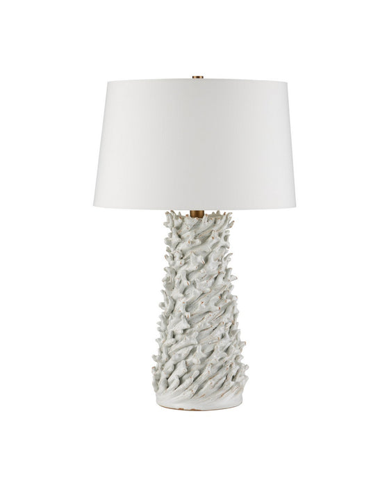 Currey and Company - 6000-1078 - One Light Table Lamp - Seadrift - White