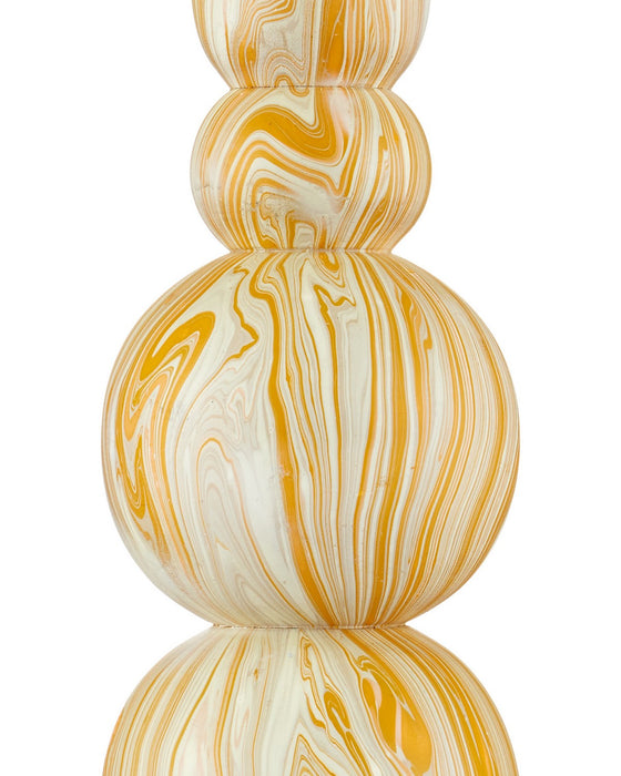 Currey and Company - 6000-1086 - One Light Table Lamp - Chawton - Marbleized Yellow
