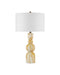 Currey and Company - 6000-1086 - One Light Table Lamp - Chawton - Marbleized Yellow