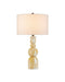 Currey and Company - 6000-1086 - One Light Table Lamp - Chawton - Marbleized Yellow