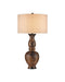 Currey and Company - 6000-1088 - One Light Table Lamp - Carterton - Marbleized Brown