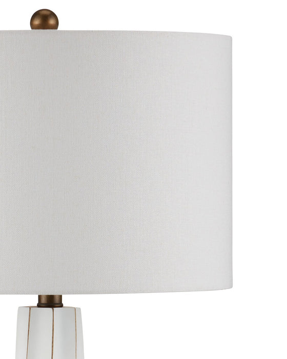 Currey and Company - 6000-1090 - One Light Table Lamp - Bonbori - White