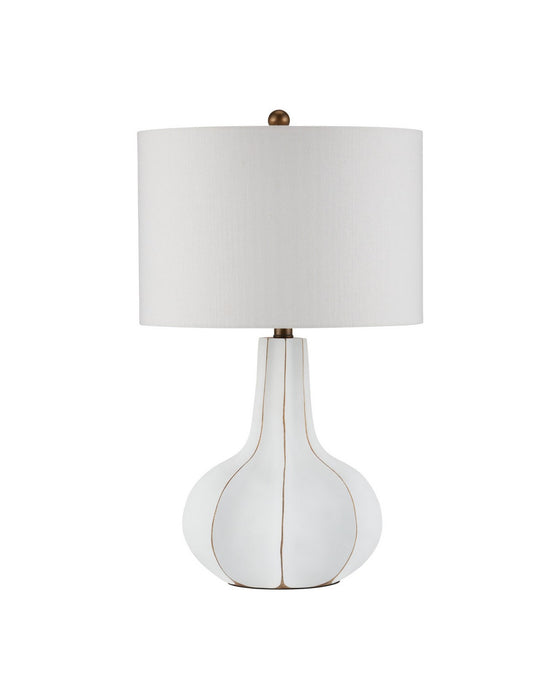Currey and Company - 6000-1090 - One Light Table Lamp - Bonbori - White