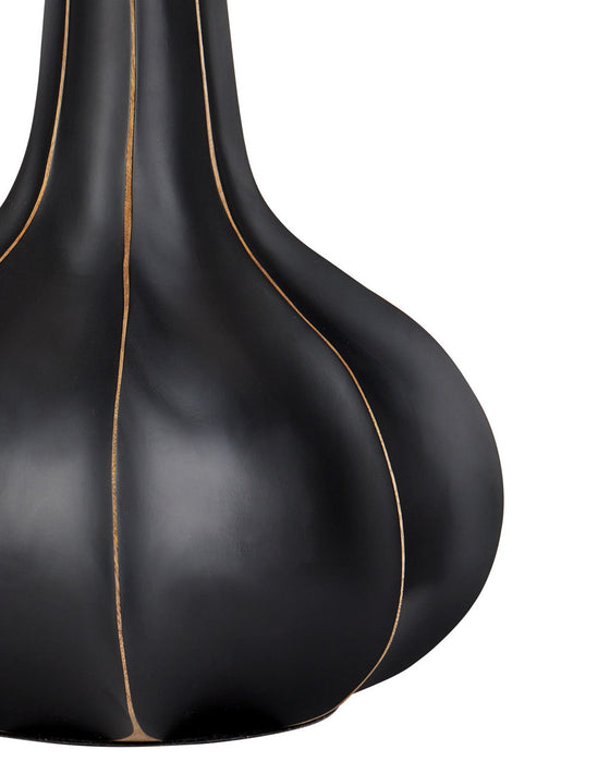 Currey and Company - 6000-1091 - One Light Table Lamp - Bonbori - Black
