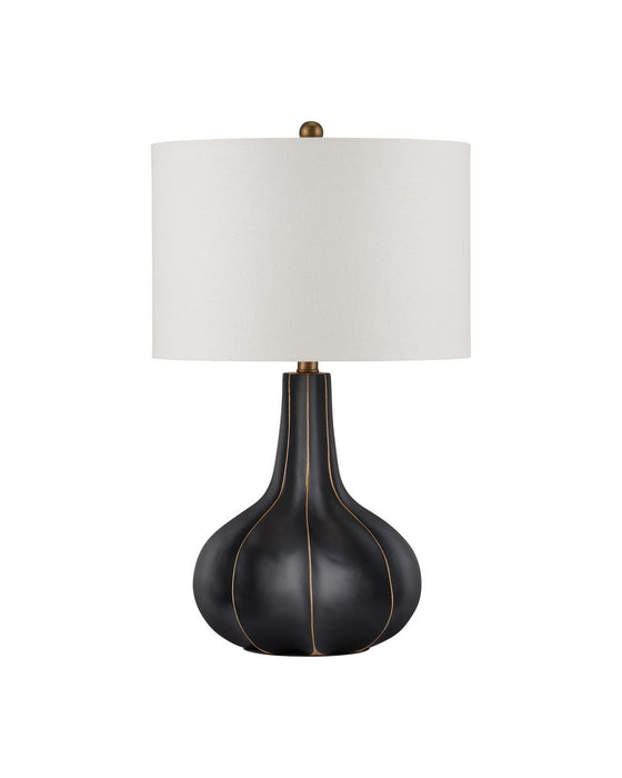 Currey and Company - 6000-1091 - One Light Table Lamp - Bonbori - Black