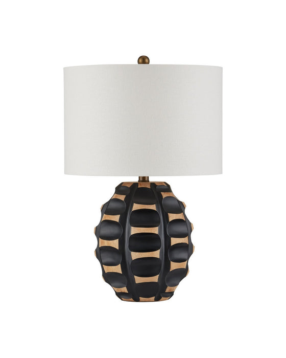 Currey and Company - 6000-1092 - One Light Table Lamp - Betel Nut - Black