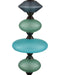 Currey and Company - 6000-1093 - One Light Table Lamp - Nereid - Blue / Metallic Black