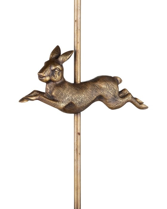 Currey and Company - 6000-1094 - One Light Table Lamp - Patter - Vintage Brass / Black