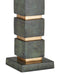 Currey and Company - 6000-1097 - One Light Table Lamp - Tetra - Verdigris / Antique Brass