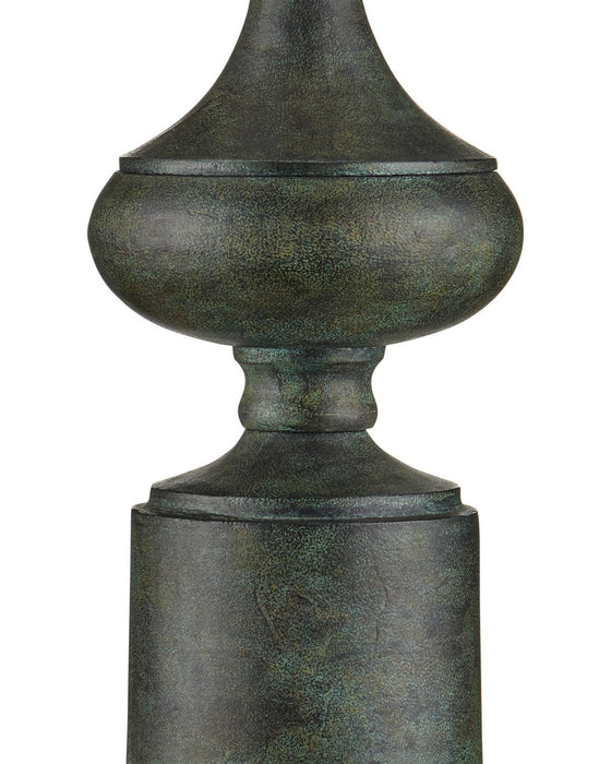 Currey and Company - 6000-1098 - One Light Table Lamp - Virgil - Verdigris