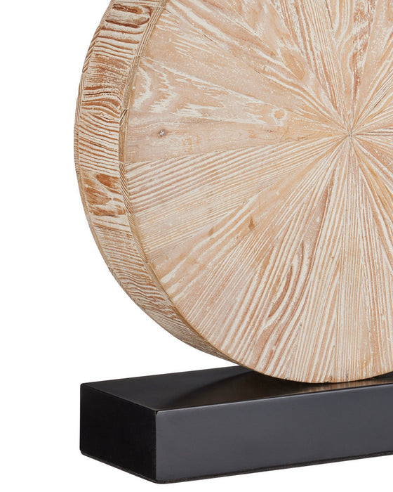 Currey and Company - 6000-1100 - One Light Table Lamp - Pinion - Natural / Black