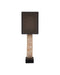 Currey and Company - 6000-1100 - One Light Table Lamp - Pinion - Natural / Black