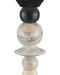 Currey and Company - 6000-1101 - One Light Table Lamp - Cairn - Natural / Midnight Black