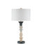 Currey and Company - 6000-1101 - One Light Table Lamp - Cairn - Natural / Midnight Black