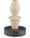 Currey and Company - 6000-1101 - One Light Table Lamp - Cairn - Natural / Midnight Black