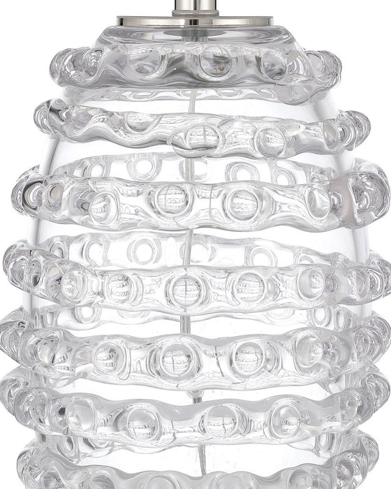 Currey and Company - 6000-1104 - One Light Table Lamp - Luminette - Clear