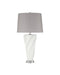 Currey and Company - 6000-1105 - One Light Table Lamp - Ascension - Off-White / Clear