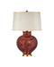 Currey and Company - 6000-1106 - One Light Table Lamp - Lutz - Dark Red / Gold