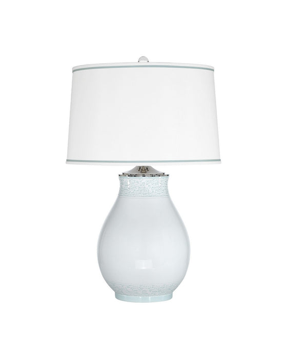 Currey and Company - 6000-1107 - One Light Table Lamp - Ketty - Off-White / Celadon Green