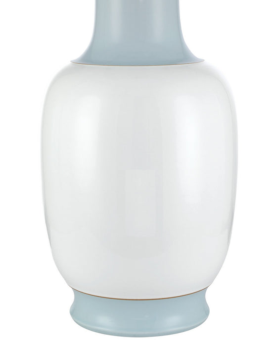 Currey and Company - 6000-1108 - One Light Table Lamp - Kora - Off-White / Light Blue