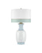 Currey and Company - 6000-1108 - One Light Table Lamp - Kora - Off-White / Light Blue