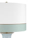 Currey and Company - 6000-1108 - One Light Table Lamp - Kora - Off-White / Light Blue