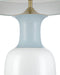 Currey and Company - 6000-1108 - One Light Table Lamp - Kora - Off-White / Light Blue