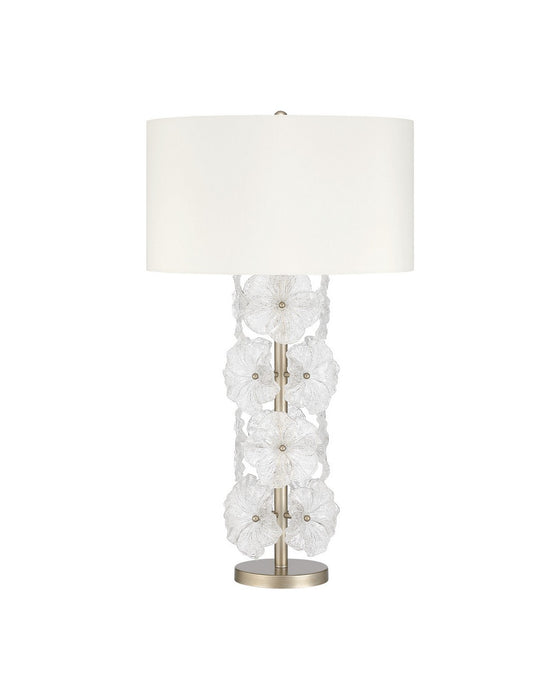 Currey and Company - 6000-1110 - One Light Table Lamp - Mallow - Clear / Champagne