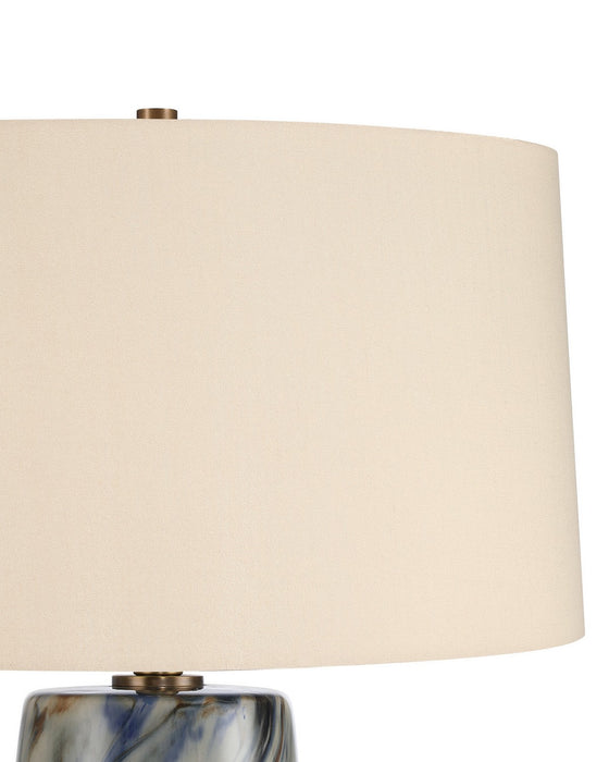 Currey and Company - 6000-1112 - One Light Table Lamp - Rivulet - Marbleized Gray