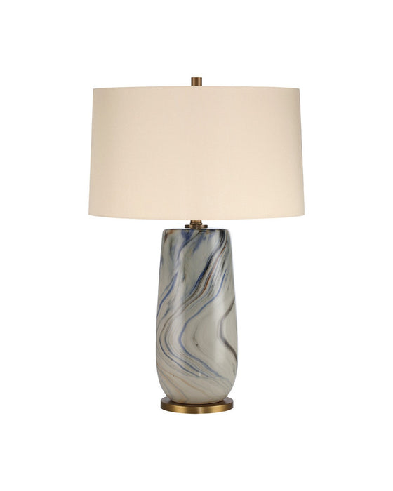 Currey and Company - 6000-1112 - One Light Table Lamp - Rivulet - Marbleized Gray