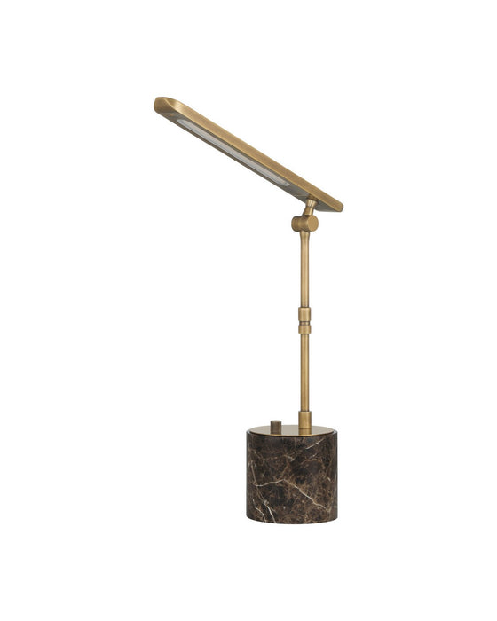 Currey and Company - 6000-1114 - LED Table Lamp - Hanford - Polished Antique Brass / Brown