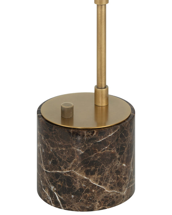Currey and Company - 6000-1114 - LED Table Lamp - Hanford - Polished Antique Brass / Brown