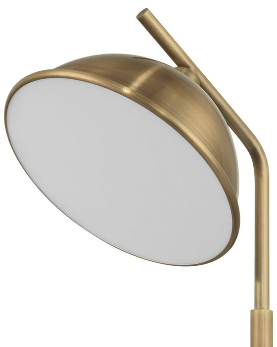 Currey and Company - 6000-1115 - LED Table Lamp - Dossier - Polished Antique Brass / White