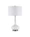 Currey and Company - 6000-1120 - One Light Table Lamp - Blanche - Milky White / Brushed Black Nickel