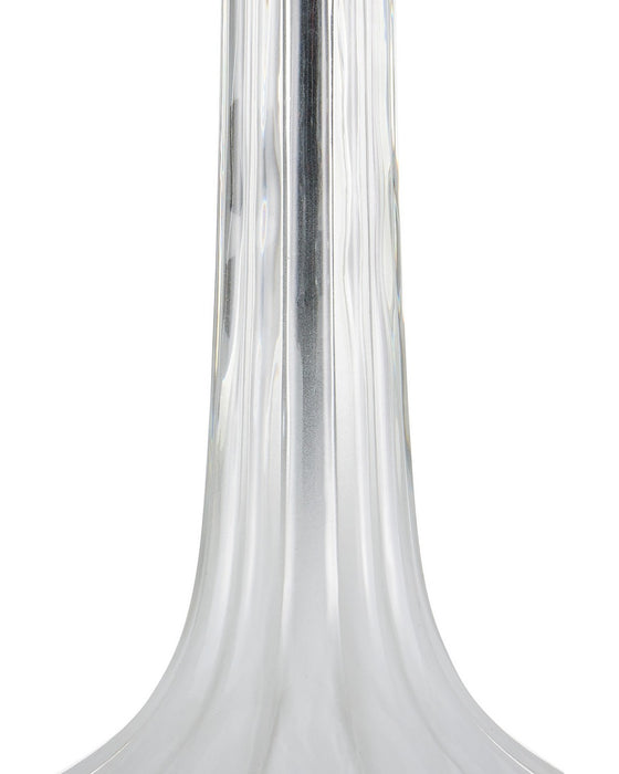 Currey and Company - 6000-1120 - One Light Table Lamp - Blanche - Milky White / Brushed Black Nickel