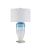 Currey and Company - 6000-1122 - One Light Table Lamp - Heaven - Cloudy Blue / Nickel
