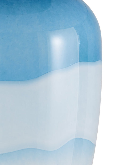 Currey and Company - 6000-1122 - One Light Table Lamp - Heaven - Cloudy Blue / Nickel