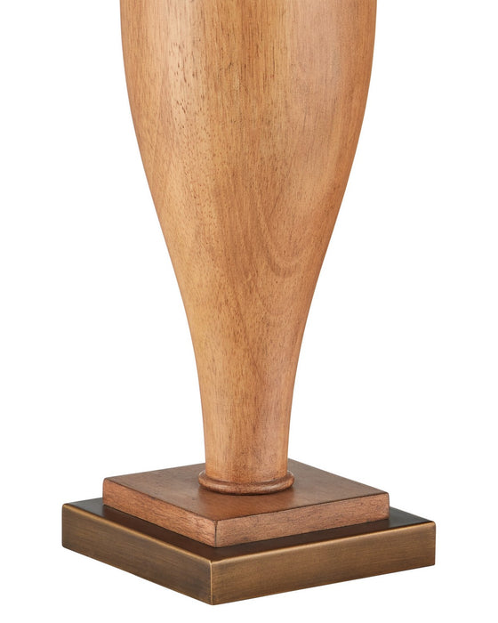 Currey and Company - 6000-1124 - One Light Table Lamp - Lignum - Chestnut