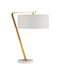 Currey and Company - 6000-1127 - Two Light Table Lamp - Brachium - Antique Brass / Natural White