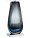 Currey and Company - 6700-0024 - One Light Table Lamp - Danza - Blue / Clear / Polished Nickel