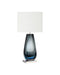 Currey and Company - 6700-0024 - One Light Table Lamp - Danza - Blue / Clear / Polished Nickel