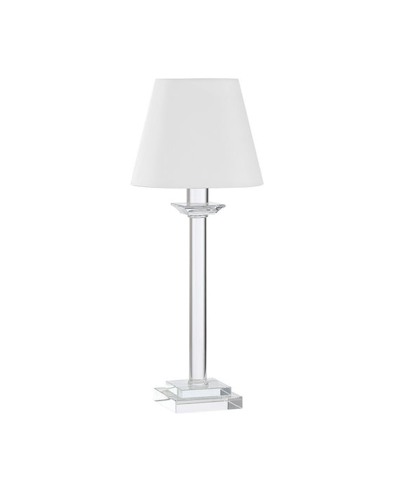 Currey and Company - 6700-0026 - One Light Table Lamp - Homecoming - Clear