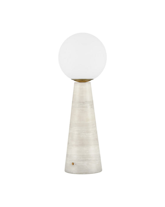 Currey and Company - 6700-0027 - LED Table Lamp - Wayfinder - White / Opaque