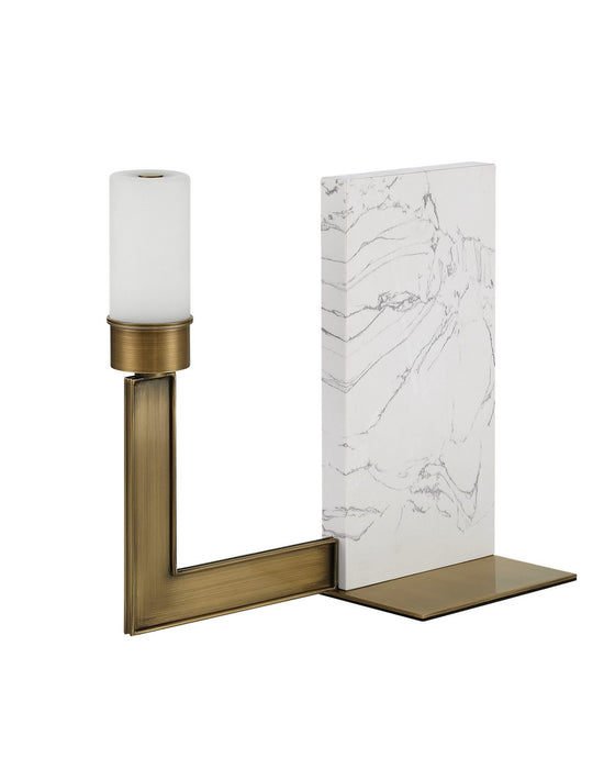 Currey and Company - 6700-0028 - One Light Table Lamp - Pilote - Natural / Polished Antique Brass