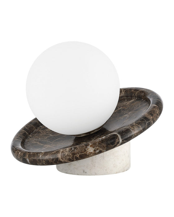 Currey and Company - 6700-0031 - LED Table Lamp - Navigation - Brown / White / Opaque