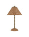 Currey and Company - 6700-0033 - One Light Table Lamp - Skitter - Natural / Antique Brass