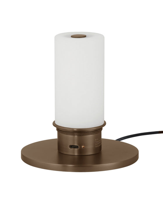 Currey and Company - 6700-0033 - One Light Table Lamp - Skitter - Natural / Antique Brass