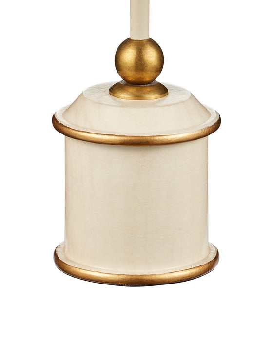 Currey and Company - 6700-0035 - One Light Table Lamp - Daphne - Ivory / Gold