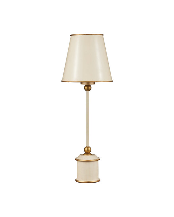 Currey and Company - 6700-0035 - One Light Table Lamp - Daphne - Ivory / Gold